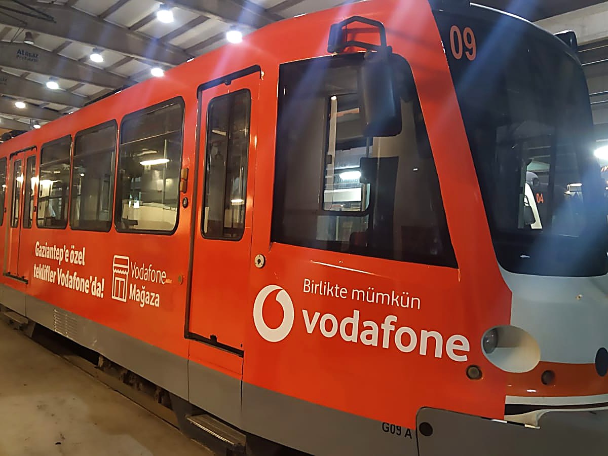 Tramvay giydirme uygulaması